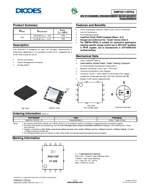 DMP4011SPSQ