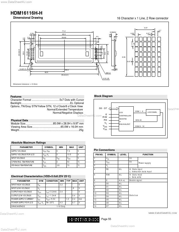 HDM16116H-H