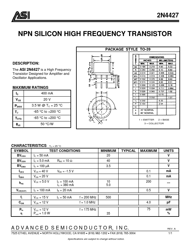 2N4427