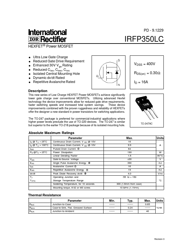 IRFP350LC