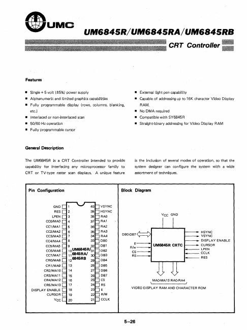 UM6845R