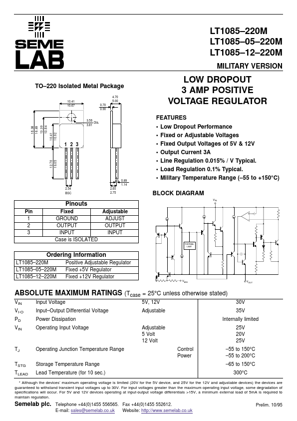 LT1085-12-220M