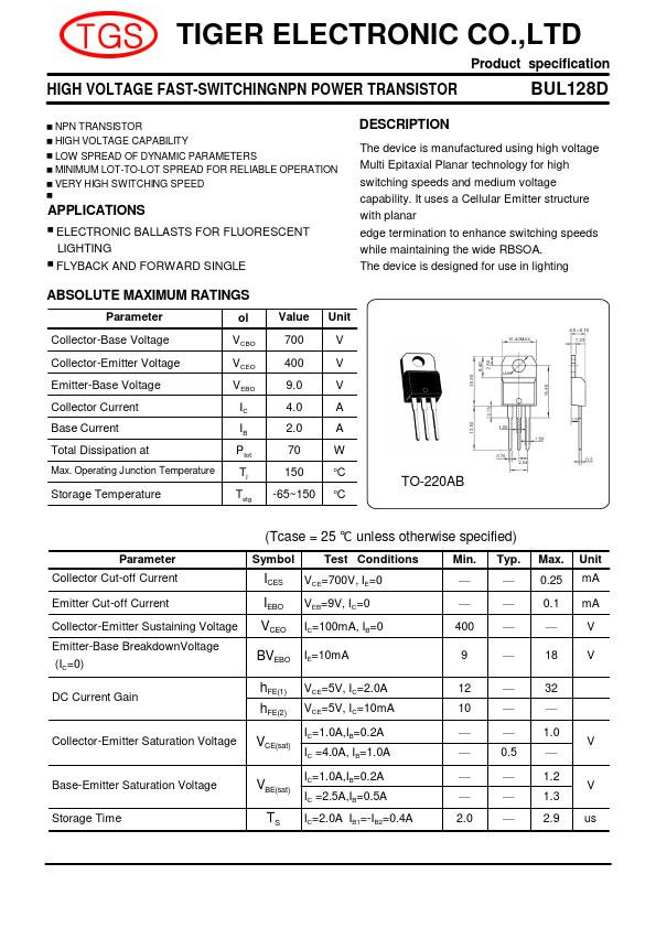 BUL128D