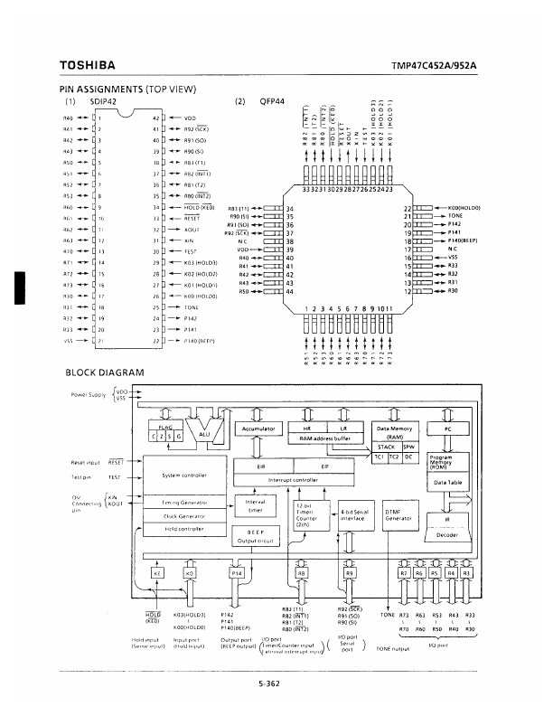 TMP47C452AN