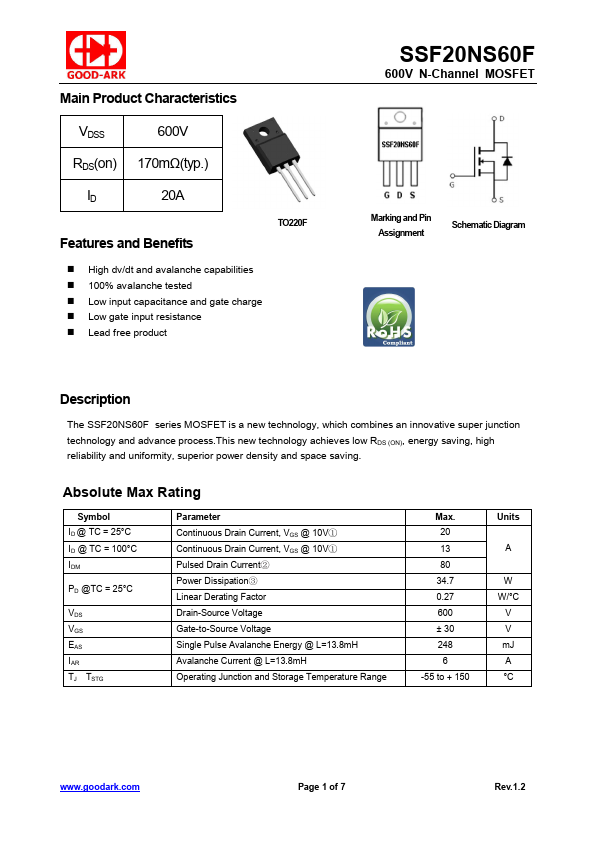 SSF20NS60F