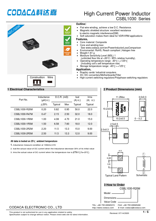 CSBL1030-2R2M