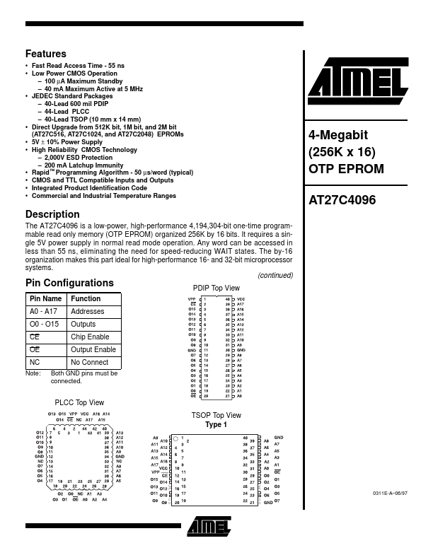 AT27C4096