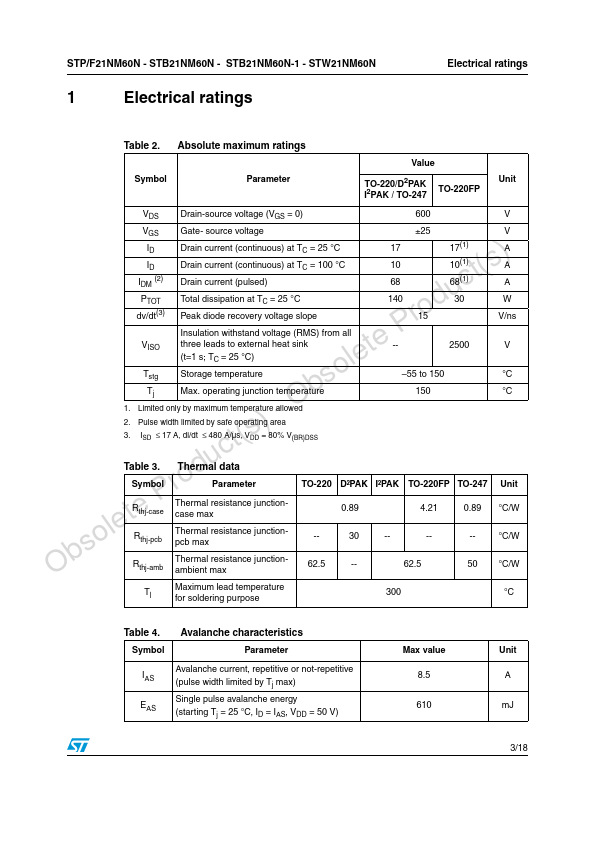 STB21NM60N