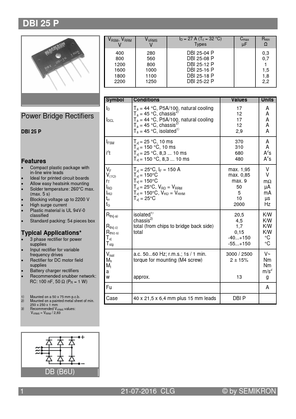 DBI25-12P