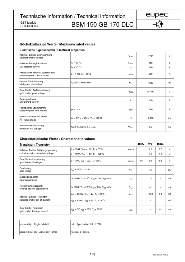 BSM150GB170DLC