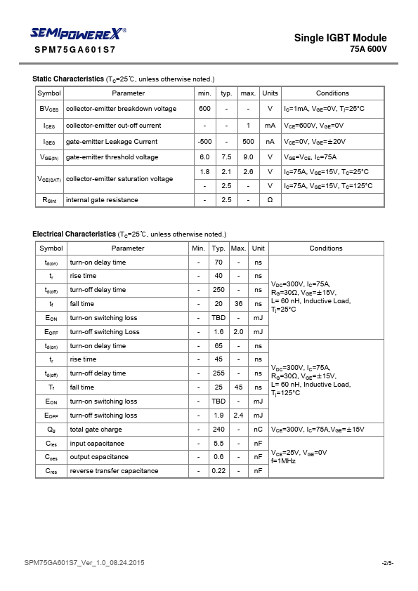 SPM75GA601S7