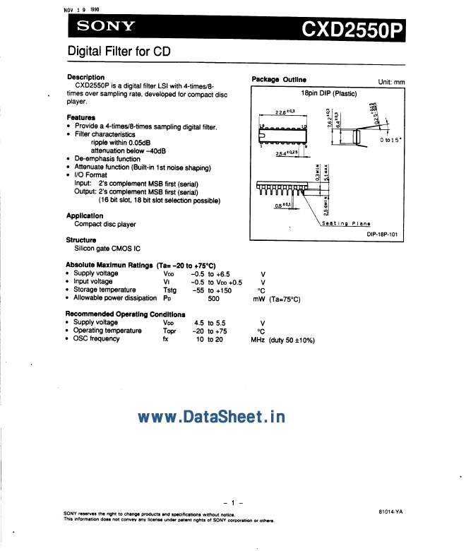 CXD2550P