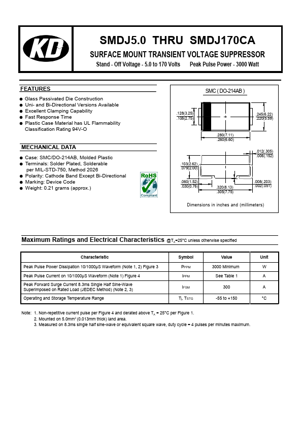 SMDJ40CA