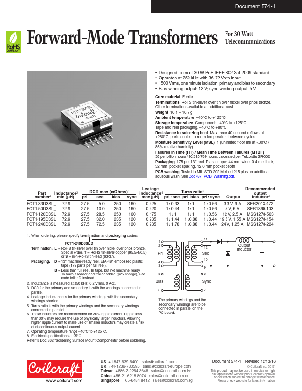 FCT1-195D3SL