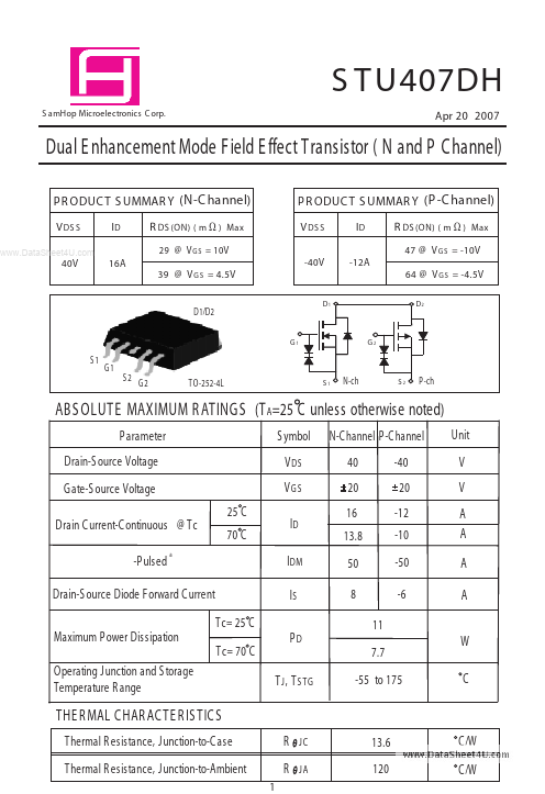 STU407DH