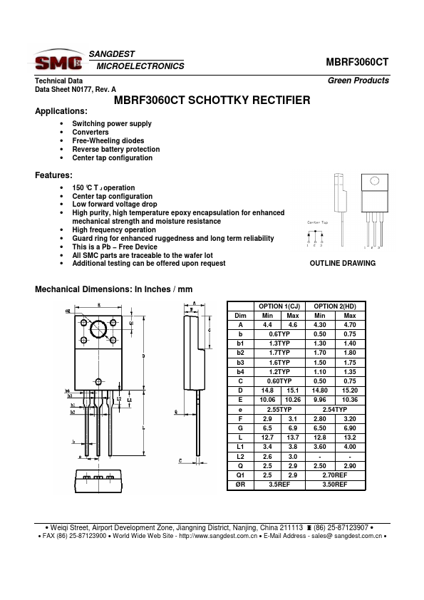 MBRF3060CT