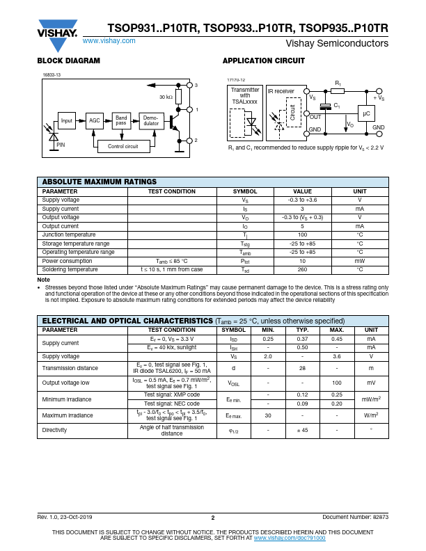 TSOP93136P10TR