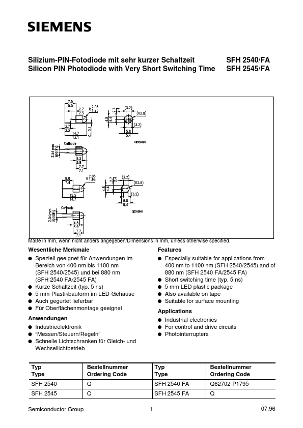 SFH2540