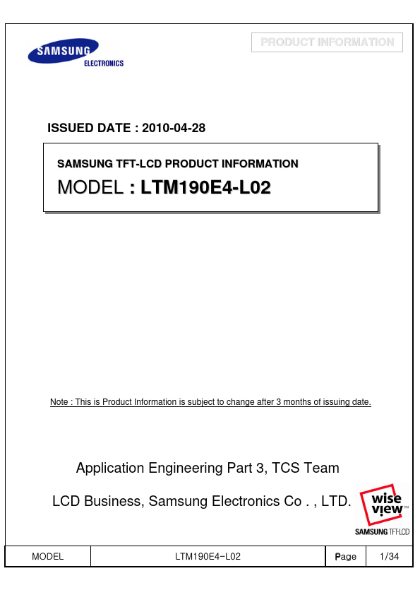 LTM190E4-L02