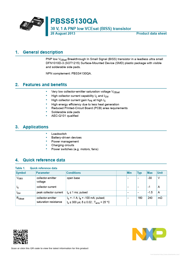 PBSS5130QA