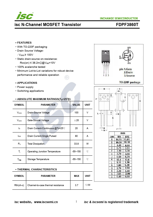 FDPF3860T