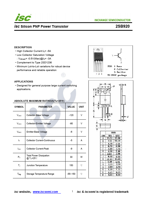 2SB920