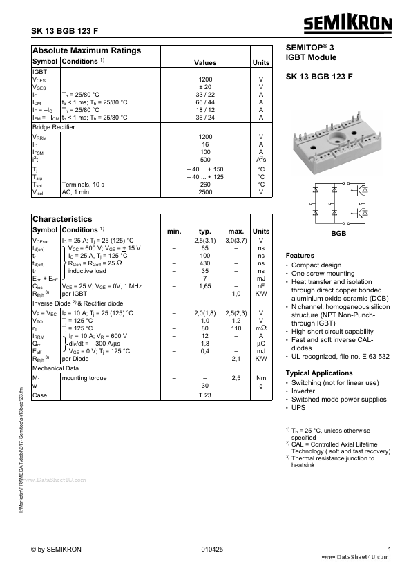 SK13BGB123F