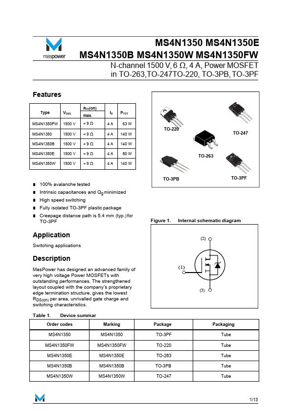 MS4N1350FW