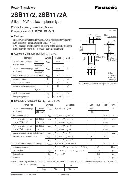 2SB1172