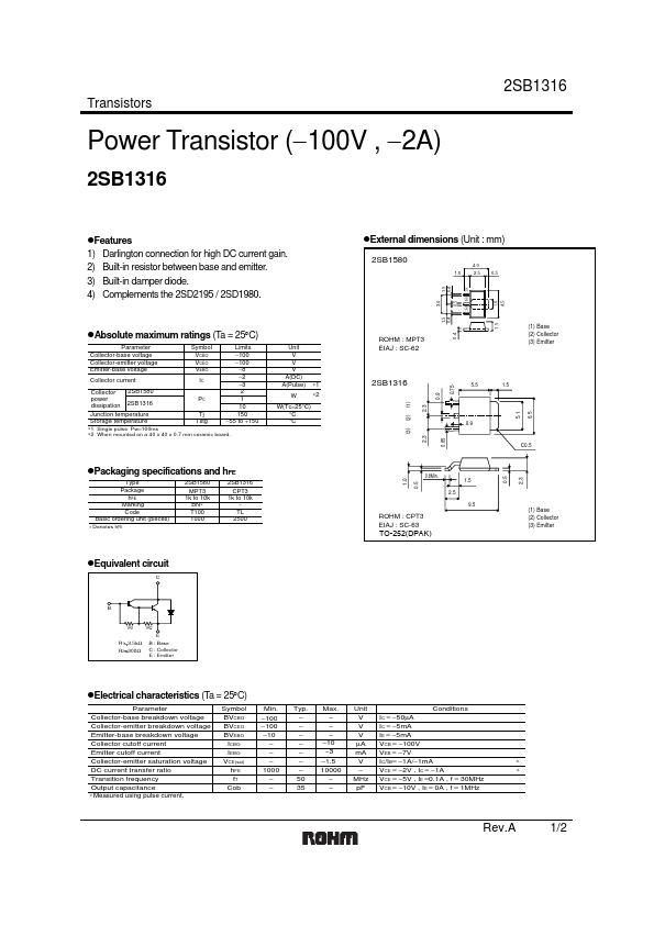 2SB1316