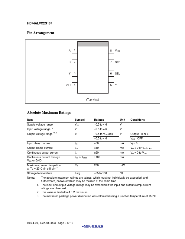 HD74ALVC2G157