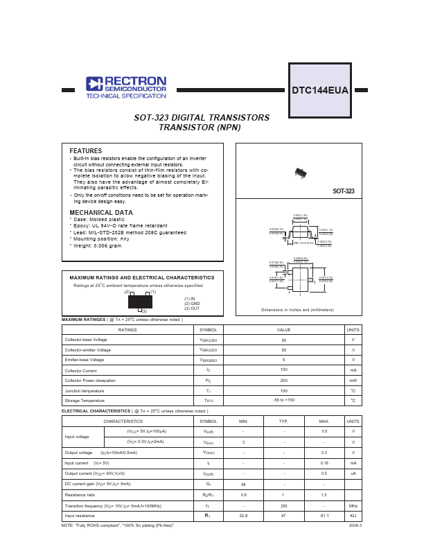 DTC144EUA