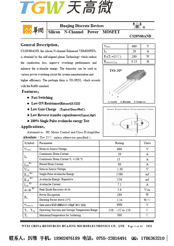 CS20N60AND