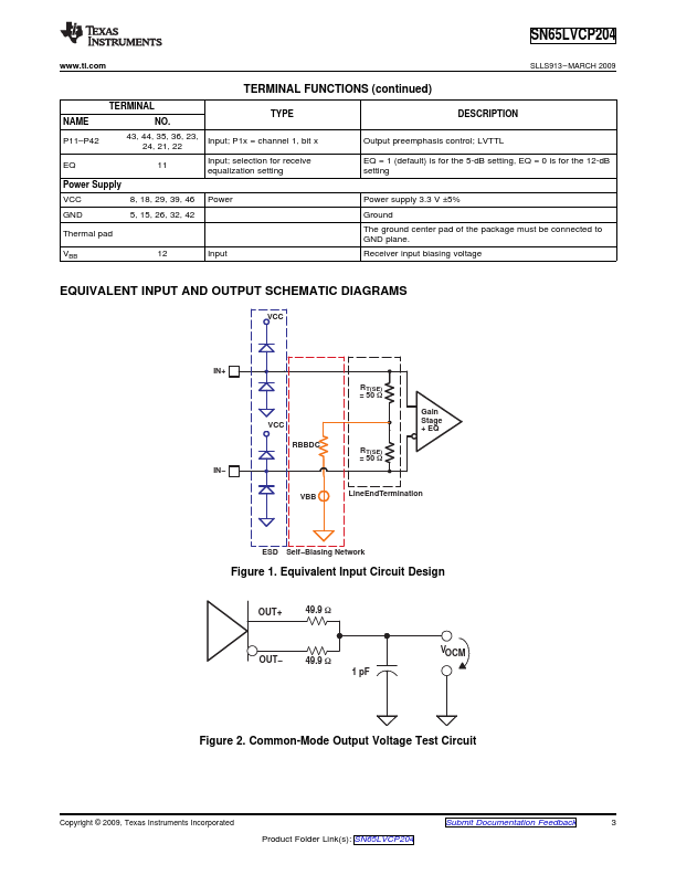 SN65LVCP204