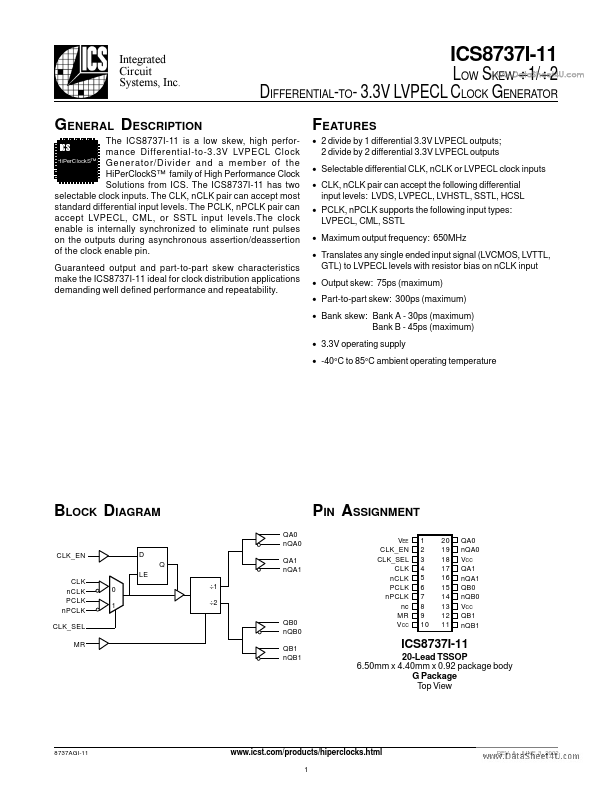 ICS8737I-11