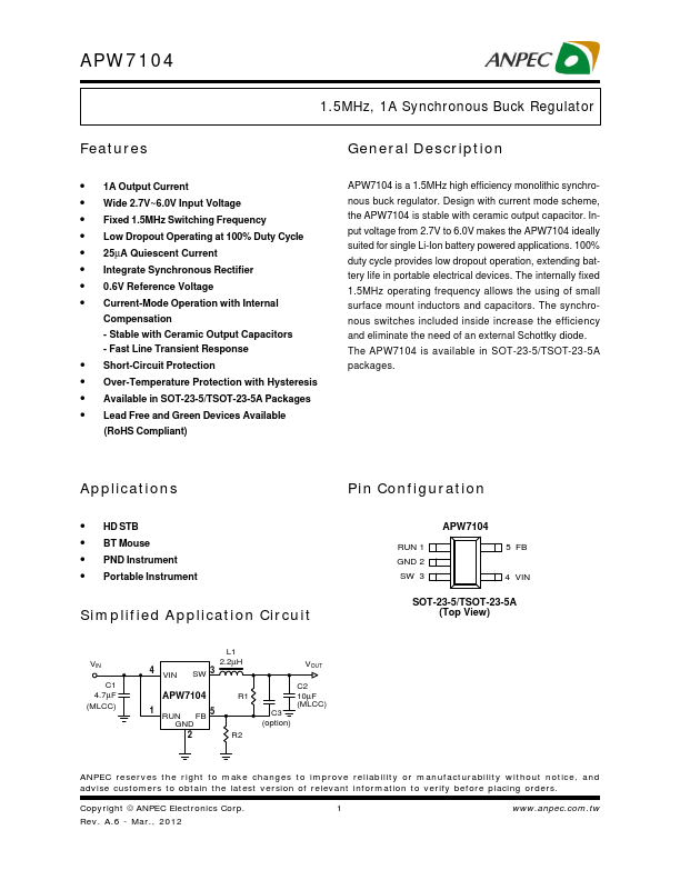 APW7104