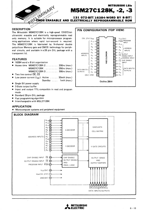 M5M27C128K-2