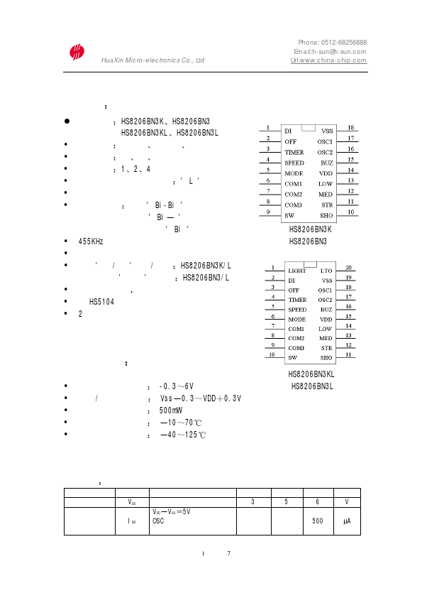 HS8206BN3KL