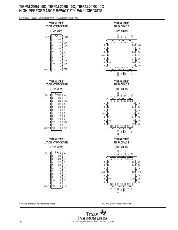 TIBPAL20L8-10C