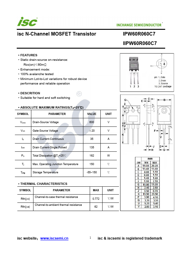 IPW60R060C7