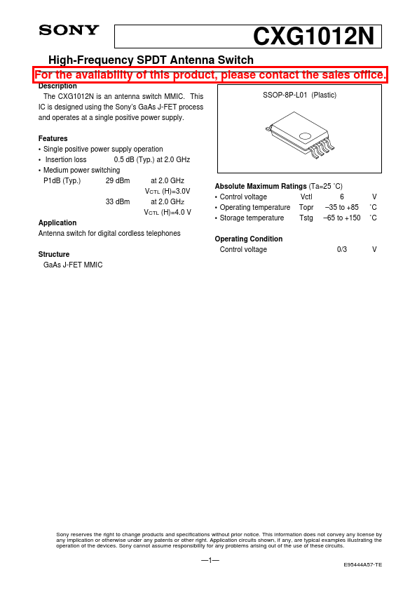 CXG1012N