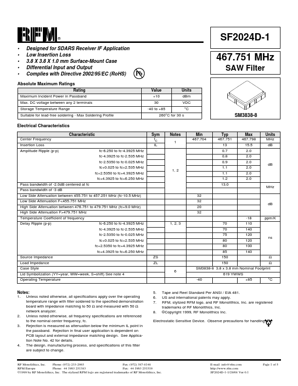 SF2024D-1