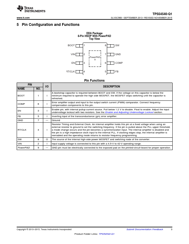 TPS54540-Q1