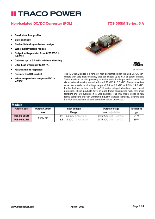 TOS06-12SM