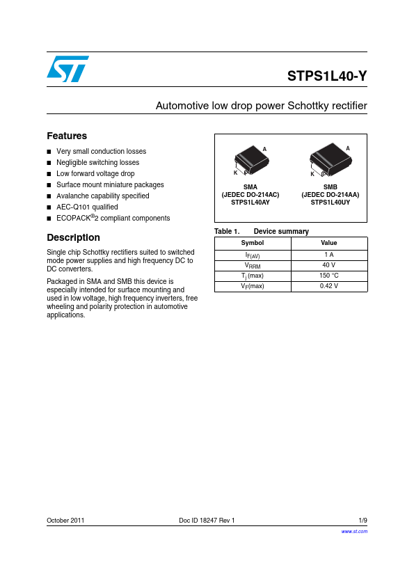 STPS1L40-Y