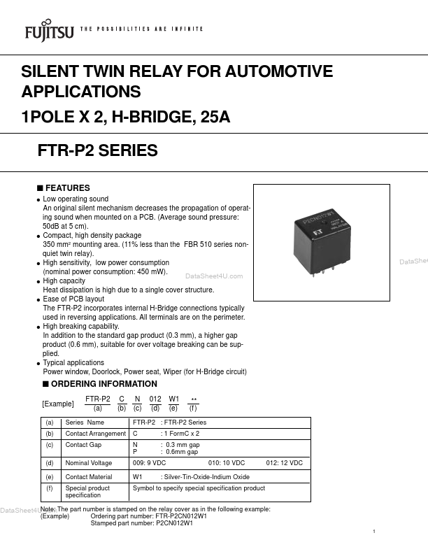 FTR-P2CN012W1