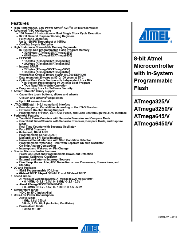 ATMEGA3250V