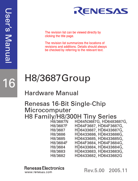 HD64F3687G