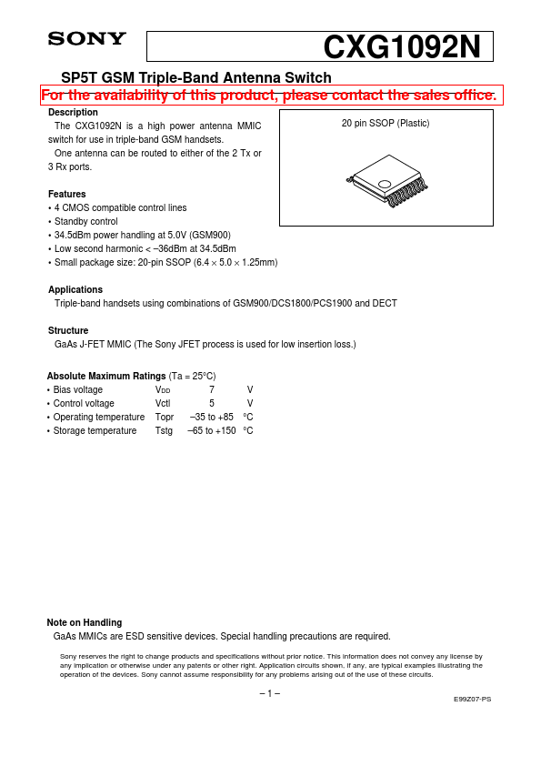 CXG1092N