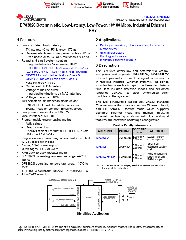 DP83826I